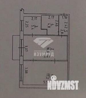 2-к квартира, вторичка, 47м2, 2/5 этаж