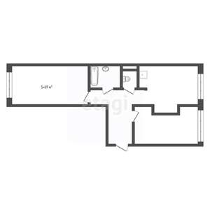 3-к квартира, вторичка, 69м2, 13/13 этаж