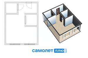 1-к квартира, вторичка, 22м2, 4/5 этаж
