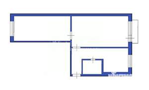 2-к квартира, вторичка, 45м2, 4/5 этаж
