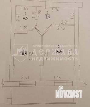 1-к квартира, вторичка, 40м2, 9/9 этаж