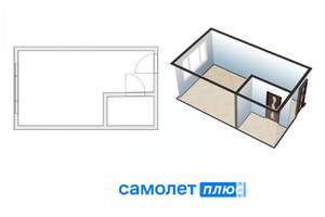 Студия квартира, вторичка, 17м2, 3/9 этаж