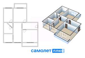 4-к квартира, вторичка, 87м2, 10/10 этаж