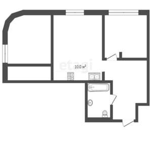 3-к квартира, вторичка, 61м2, 15/15 этаж