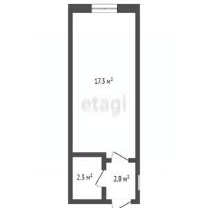 Студия квартира, вторичка, 23м2, 4/9 этаж