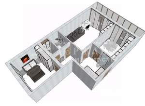 2-к квартира, вторичка, 59м2, 6/10 этаж