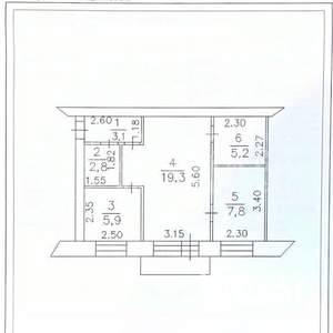 2-к квартира, вторичка, 44м2, 5/5 этаж