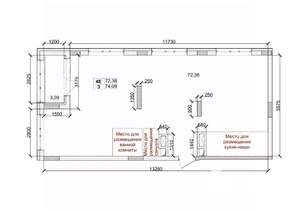 4-к квартира, вторичка, 74м2, 6/15 этаж