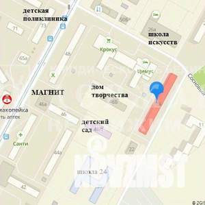 3-к квартира, вторичка, 62м2, 5/5 этаж