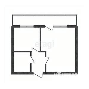 1-к квартира, вторичка, 39м2, 12/15 этаж