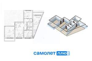 4-к квартира, вторичка, 86м2, 5/10 этаж