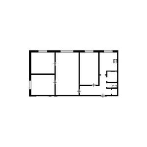4-к квартира, вторичка, 61м2, 3/5 этаж