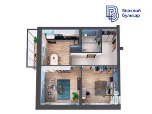 2-к квартира, вторичка, 59м2, 19/19 этаж