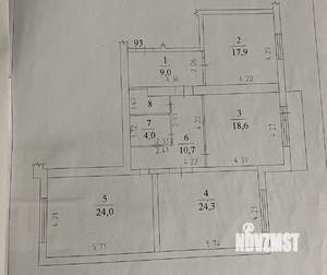 3-к квартира, вторичка, 111м2, 5/10 этаж