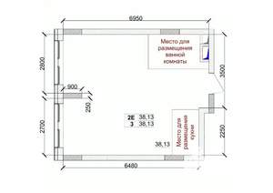 2-к квартира, вторичка, 38м2, 6/15 этаж