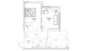 2-к квартира, вторичка, 62м2, 9/16 этаж