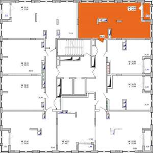 3-к квартира, вторичка, 67м2, 4/15 этаж