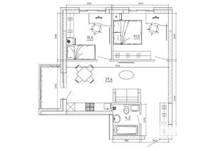 3-к квартира, вторичка, 61м2, 12/15 этаж