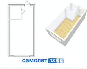 Студия квартира, вторичка, 18м2, 3/9 этаж