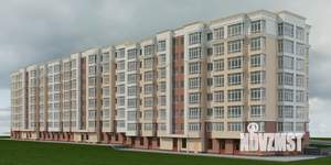 1-к квартира, строящийся дом, 53м2, 1/7 этаж