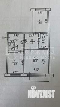 2-к квартира, вторичка, 63м2, 5/10 этаж