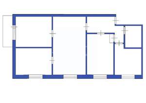 4-к квартира, вторичка, 62м2, 4/5 этаж