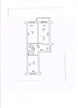 2-к квартира, вторичка, 67м2, 8/16 этаж