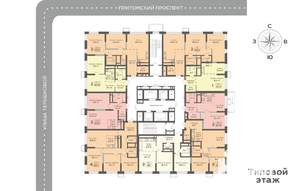 1-к квартира, вторичка, 41м2, 6/25 этаж