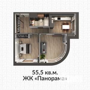 2-к квартира, вторичка, 56м2, 14/17 этаж