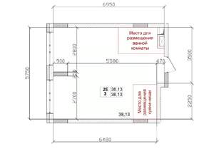 2-к квартира, вторичка, 38м2, 7/15 этаж