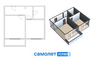 1-к квартира, вторичка, 36м2, 4/14 этаж