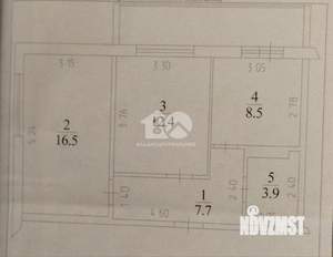 2-к квартира, вторичка, 49м2, 10/16 этаж