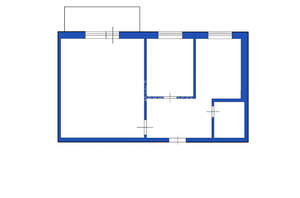 2-к квартира, вторичка, 45м2, 2/9 этаж