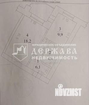 1-к квартира, вторичка, 38м2, 3/9 этаж