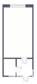 1-к квартира, вторичка, 17м2, 4/5 этаж