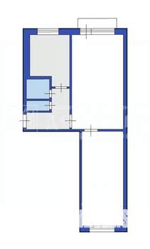 2-к квартира, вторичка, 44м2, 3/5 этаж