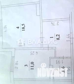 2-к квартира, вторичка, 41м2, 4/9 этаж