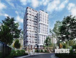 2-к квартира, строящийся дом, 45м2, 3/15 этаж