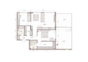 4-к квартира, вторичка, 110м2, 8/15 этаж