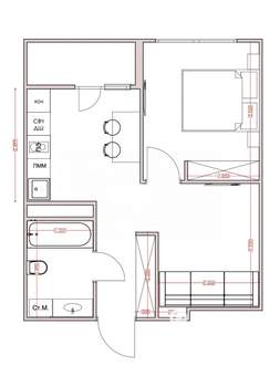 2-к квартира, вторичка, 38м2, 11/15 этаж