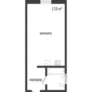 1-к квартира, вторичка, 23м2, 7/9 этаж