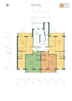 2-к квартира, вторичка, 64м2, 1/10 этаж