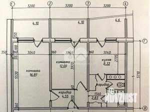 2-к квартира, вторичка, 56м2, 3/16 этаж
