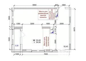 3-к квартира, вторичка, 54м2, 14/15 этаж