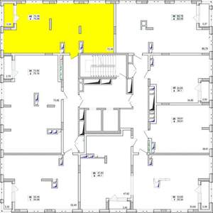 4-к квартира, вторичка, 74м2, 6/15 этаж