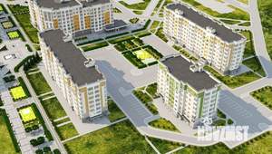 3-к квартира, строящийся дом, 74м2, 7/8 этаж