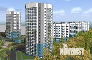 1-к квартира, строящийся дом, 43м2, 7/17 этаж