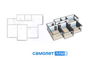 Студия квартира, вторичка, 83м2, 2/15 этаж