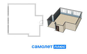 Студия квартира, вторичка, 50м2, 2/15 этаж