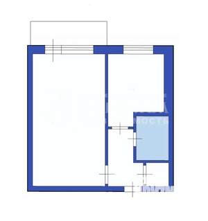 1-к квартира, вторичка, 31м2, 3/5 этаж